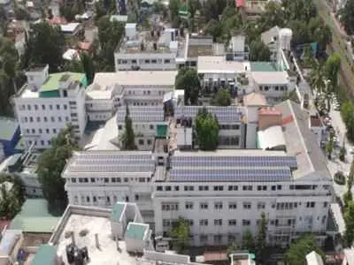 Lourdes Hospital, Kochi. Solar in Kochi Kerala. Solar in Kerala